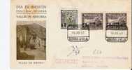 PAE011/  ANDORRA - Einschreiben Mit Flugpostmarke Von 1951 (2 X) Und 2 C Edelweiss (Brief, Cover, Lettre) - Covers & Documents