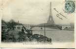 PARIS La Seine à Travers Paris La Seine à Passy (péniches Grue) - De Seine En Haar Oevers