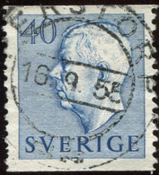 Pays : 452,04 (Suède : Gustave VI Adolphe)  Yvert Et Tellier N° :  363 (o) - Used Stamps