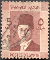 Pays : 160,31 (Egypte : Royaume (Farouk Ier)   Yvert Et Tellier N° :   191 (o) - Usados