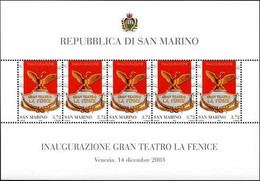 REPUBBLICA DI SAN MARINO  ANNATA COMPLETA 2003 - VALORI 37 + 5 BF - NUOVI MNH ** - Années Complètes