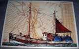 Ship, Boat,Ole West, Sea, Postcard - Pesca