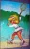 Tennis,girl, Postcard - Tennis