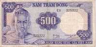 VIET NAM   500 Dong   Non Daté (1966)    Pick 23a     ******QUALITE  VG + ****** - Vietnam