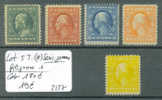 USA  Lot De 5 Timbres (*)  ( Sans Gomme )   Filigrane 1      Cote* : 180 € - Unused Stamps