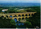 Carte Postale De Provence - Le Pont Du Gard Vu D'avion - Languedoc-Roussillon