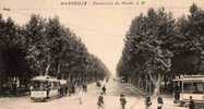 13 MARSEILLE Promenade Du Prado Beau Plan Avec Tramway Et Animation - Castellane, Prado, Menpenti, Rouet