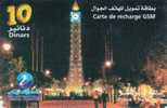 TUNISIA 10 D WOMAN CLOCK TOWER  MOBILE GSM TELEPHONE SPECIAL PRICE !! - Tunesië
