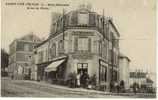 Carte Ancienne Saint Cyr L'Ecole - Route Nationale Et Rue De L'Ecole - Hôtel Bogard, Café Restaurant - St. Cyr L'Ecole