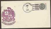 US - UNITED STATES NAVY - OPERATION DEEP FREEZE - TASK FORCE 43 - From U.S.S. MILLS - VF COMM COVER - Other (Sea)