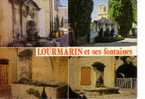 LOURMARIN   -    Et Ses Fontaines -  4 Vues Des Fontaines  -   N°  Cp 60 - Lourmarin