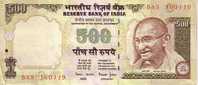 INDE    500 Rupees   Non Daté (2000-2002)   Pick 93d  Lettre C Signature 88   *****QUALITE  VF ++ ***** - India