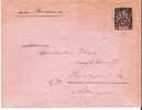 Faf079 / Briefganzsache 1896  Kongo/Congo Francais ) – Nach Deutschland - Lettres & Documents