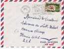 Faf087/ COTE DíVORE - Luftpost Nach USA 1964 – Antílope Im Stempel Und Auf Marke - Côte D'Ivoire (1960-...)