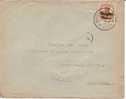 BELGIUM USED COVER OCCUPATION 1917 CANCELED BAR - OC1/25 Governo Generale
