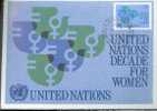 NATIONS UNIES NEW-YORK CARTE MAXIMUM NUM.YVERT 311 POUR LA FEMME - Autres & Non Classés