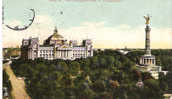 CPA - BERLIN - REICHSTAGSGEBAUDE U. SIEGESSAULE - Tiergarten