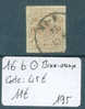 LUXEMBOURG     No Michel 16b ( Oblitéré )  Brun-orange.        Cote : 45 € - 1859-1880 Armoiries