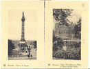 Bj/ Lot 2 CPA/PK Cartes Luxe, Bruxelles, Colonne Du Congrès, Eglise Notre-Dame Du Sablon Et Square Petit Sablon - Lotti, Serie, Collezioni