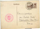 Sarre Saar 1928 - Entier Carte ACEP CP 24 - Anersanacher - Trou D´archive - Other & Unclassified