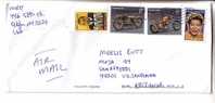 GOOD Postal Cover USA ( Brooklyn ) - ESTONIA 2007 - Nice Stamped: Ella Fizgerald ; Motor Bikes ; Martin Luther King - Briefe U. Dokumente