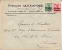 BELGIUM USED COVER CANCELED BAR - OC1/25 Governo Generale
