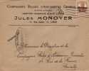 BELGIUM USED COVER CANCELED BAR LUTTICH - OC1/25 Generalgouvernement 