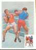 RUSSIE CARTE MAXIMUM NUM.YVERT 4819 SPORTS BOXE - Maximumkarten