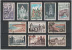 L5 - Série Touristique - 11 Timbres Oblitérés - Collections