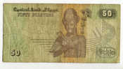 BILLET DE 50 Fifty Piastres  CENTRAL BANK OF EGYPT - Egitto