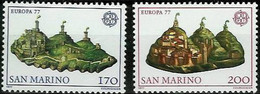 SAN MARINO..1977..Michel # 1131-1132...MLH. - Neufs