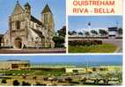 OUISTREHAM RIVA BELLA  -  N° M7  -  L´ancienne église Forteresse, Le Phare, Le Casino Et La Plage - Riva Bella