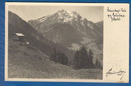 Österreich; Steinerkogelhaus; Steinerkogel; Geisler`s Gasthaus Brandberg Bei Mayrhofen; Hütte; Alpen; Zillertal; 1937 - Zillertal