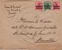 BELGIUM USED COVER 1918 CANCELED BAR JUMET - OC1/25 General Government
