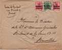 BELGIUM USED COVER 1918 CANCELED BAR JUMET - OC1/25 Generalgouvernement 