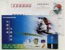 Equestrianism,horse-manship,China  2001 Changhong Electric Appliance Product Advertising Postal Stationery Card - Hippisme