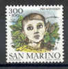 TIMBRE NOUVEAU SAINT-MARIN SAN MARINO 1982 PRO RÉFUGIÉS - Rifugiati