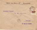 BELGIUM OCCUPATION USED COVER 1917 CANCELED BAR ANTWERPEN - OC1/25 Generaal Gouvernement