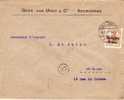 BELGIUM OCCUPATION USED COVER 1917 CANCELED BAR ANTWERPEN - OC1/25 Generalgouvernement 