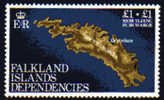 Falkland Dépendances : Georgie Du Sud N° 115 XX Surtaxe Pour La Reconstruction, Sans Charnière, TB - Georgias Del Sur (Islas)