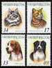 2006 TAIWAN Pets IV (Cats & Dogs) 4V - Unused Stamps