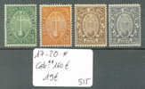 VATICAN  No Michel 17-20 *  ( Avec Charnière )     Cote : 160 € - Unused Stamps