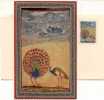 PSE, Peacock, Peahen, Peafowl, Bird, India, Postal Stationery, Greeting Card, Painting, Art - Pavoni