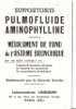 BUVARD - PETIT FORMAT - SUPPOSITOIRES PULMOFLUIDE AMINOPHYLLINE - LABORATOIRES LEURQUIN - Produits Pharmaceutiques