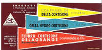 BUVARD - DELAGRANGE - COMPRIMES DE DELTA CORTISONE - DELTA HYDRO CORTISONE - FLUDRO CORTISONE - LA BORATOIRES DELAGRANGE - Drogheria