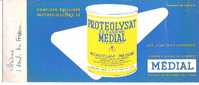 BUVARD - COMPLEXE EQUILIBRE PROTIDES GLUCIDES LE PROTEROLYSAT DE CASEINE - MEDIAL - LYON - - Chemist's