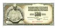 Billet  Neuf  De La Yougoslavie De  1986 De 500 Dinara - Yougoslavie