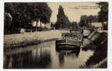 K4 - MONTCEAU-les-MINES - La 9è écluse - Passage D'un Bateau (Belle Carte De 1912) - Montceau Les Mines