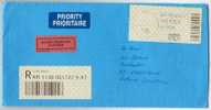 Registered Express Cover From Austria To Estonia (3) - Lettres & Documents