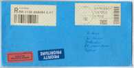 Registered Express Cover From Austria To Estonia (4) - Lettres & Documents